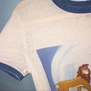 Lion king t shirt and peanuts t shirt